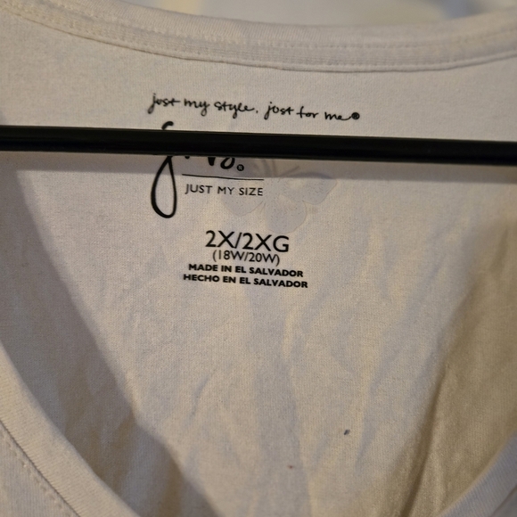 Just My Size 'Hello Beautiful World' tshirt - 2x - Picture 3 of 4